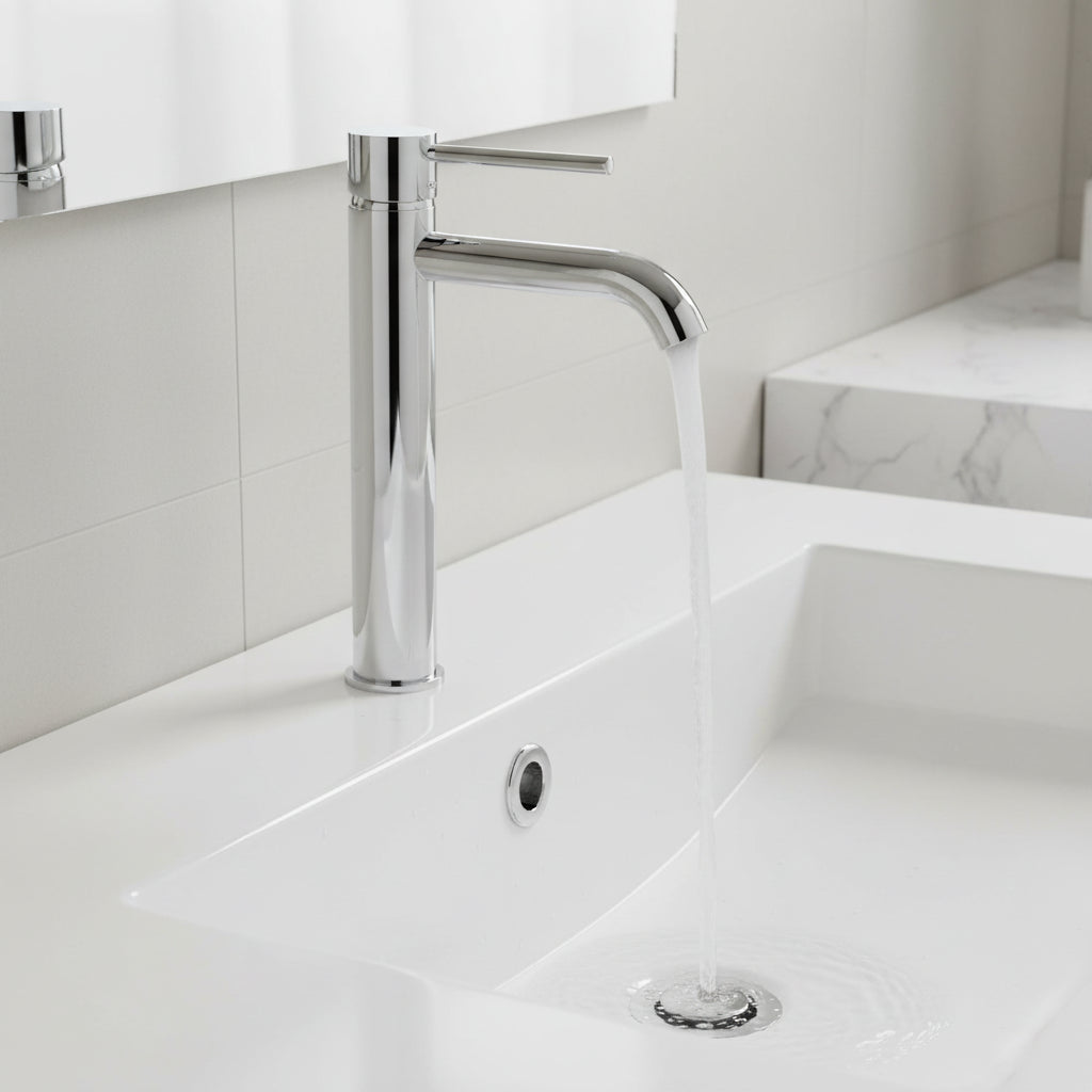 Paini Cox Open rubinetto lavabo alto con scarico - cromo 78CR211OLLSR 