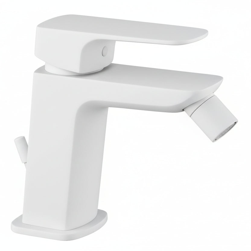 Paini Nove rubinetto bidet con scarico bianco matt 09BY306