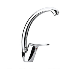Paini Pilot rubinetto lavello cucina  a canna alta orientabile 04CR570P1 -cromo