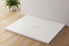 Quasar piatto doccia in PlyLite 90x80cm - Bianco