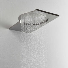 Ritmonio Dot316 soffione doccia a parete due getti 75A023INOX - acciaio spazzolato