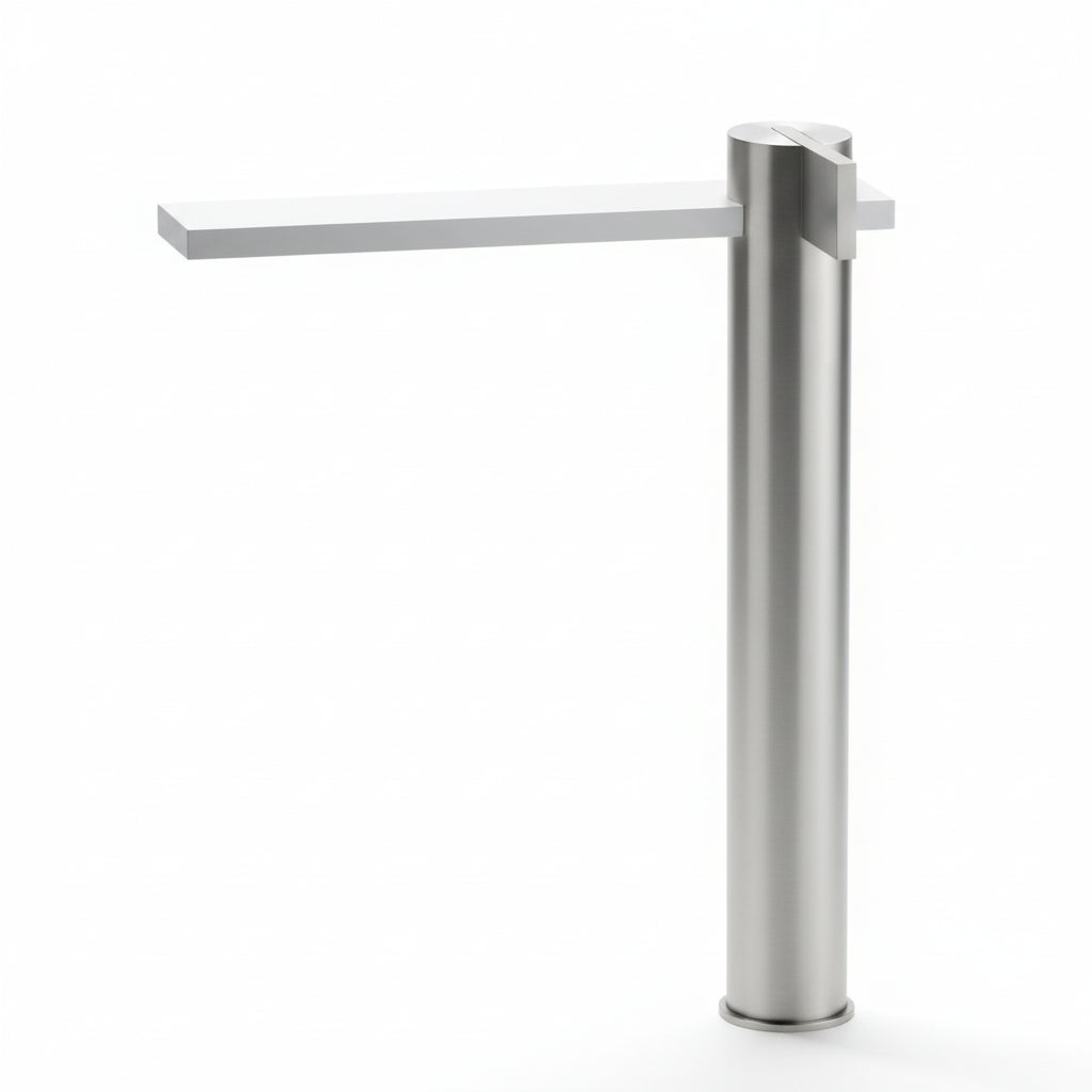 Ritmonio Dot316 rubinetto lavabo in acciaio inox PR50AF201 INOX - acciaio spazzolato