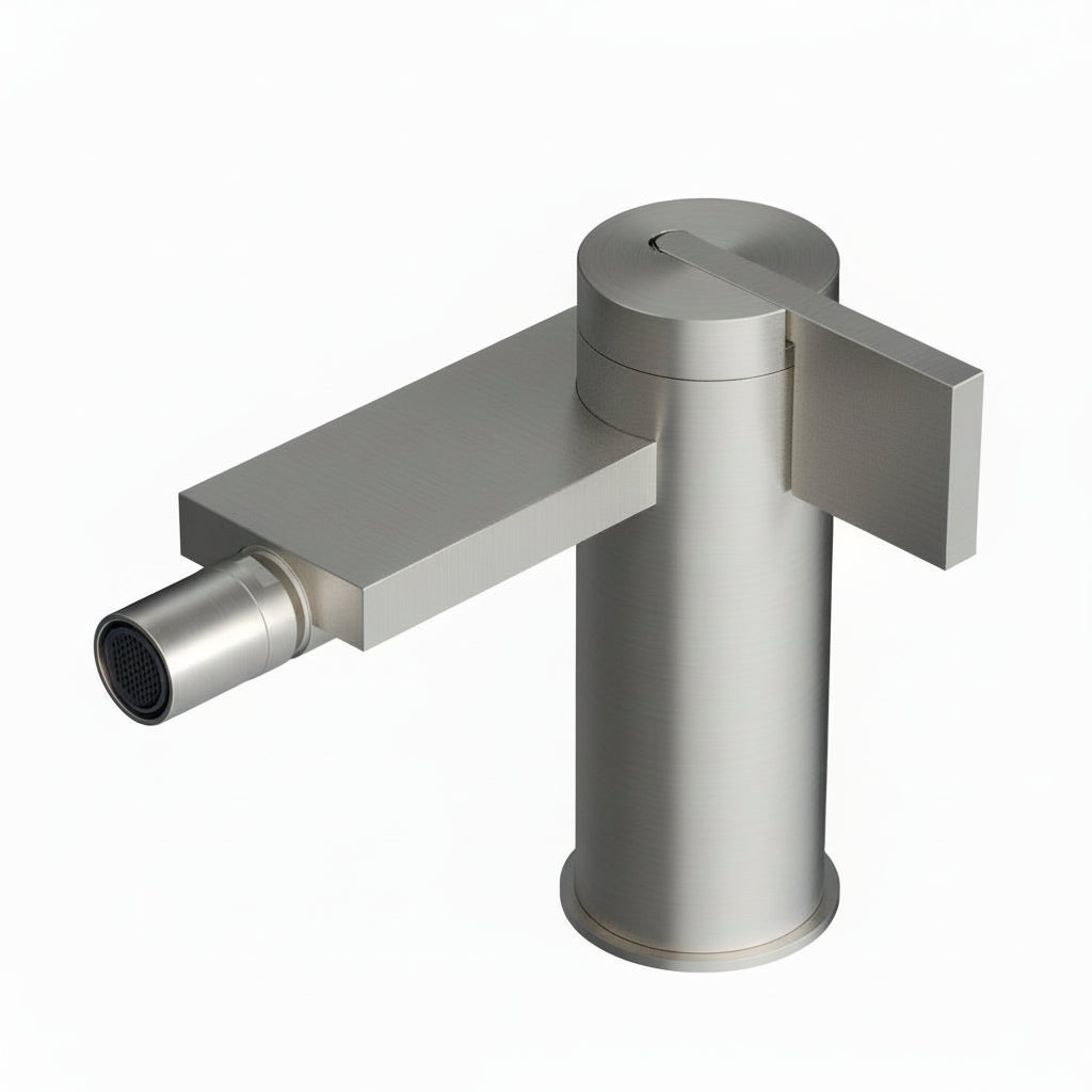 Ritmonio Dot316 rubinetto bidet in acciaio inox PR50BA201 - acciaio spazzolato