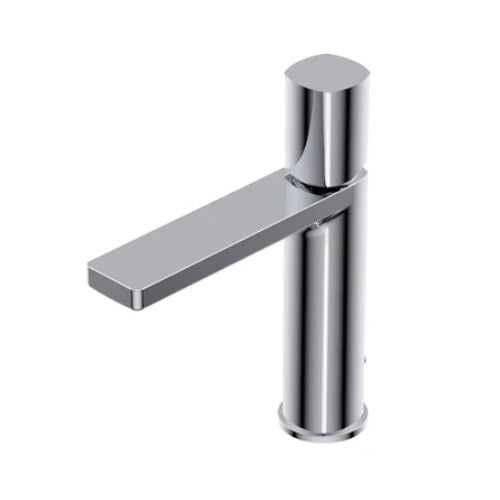 Ritmonio Haptic rubinetto lavabo con maniglia a scelta PR43AU101IX + PR43MA001 