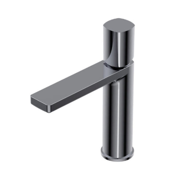 Ritmonio Haptic rubinetto lavabo con maniglia a scelta PR43AU201F31 + PR43MA001F31 -Frosted Black Chrome