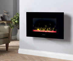 Electric fireplace Alisa 160 Maisonfire standard version with ceramic wood