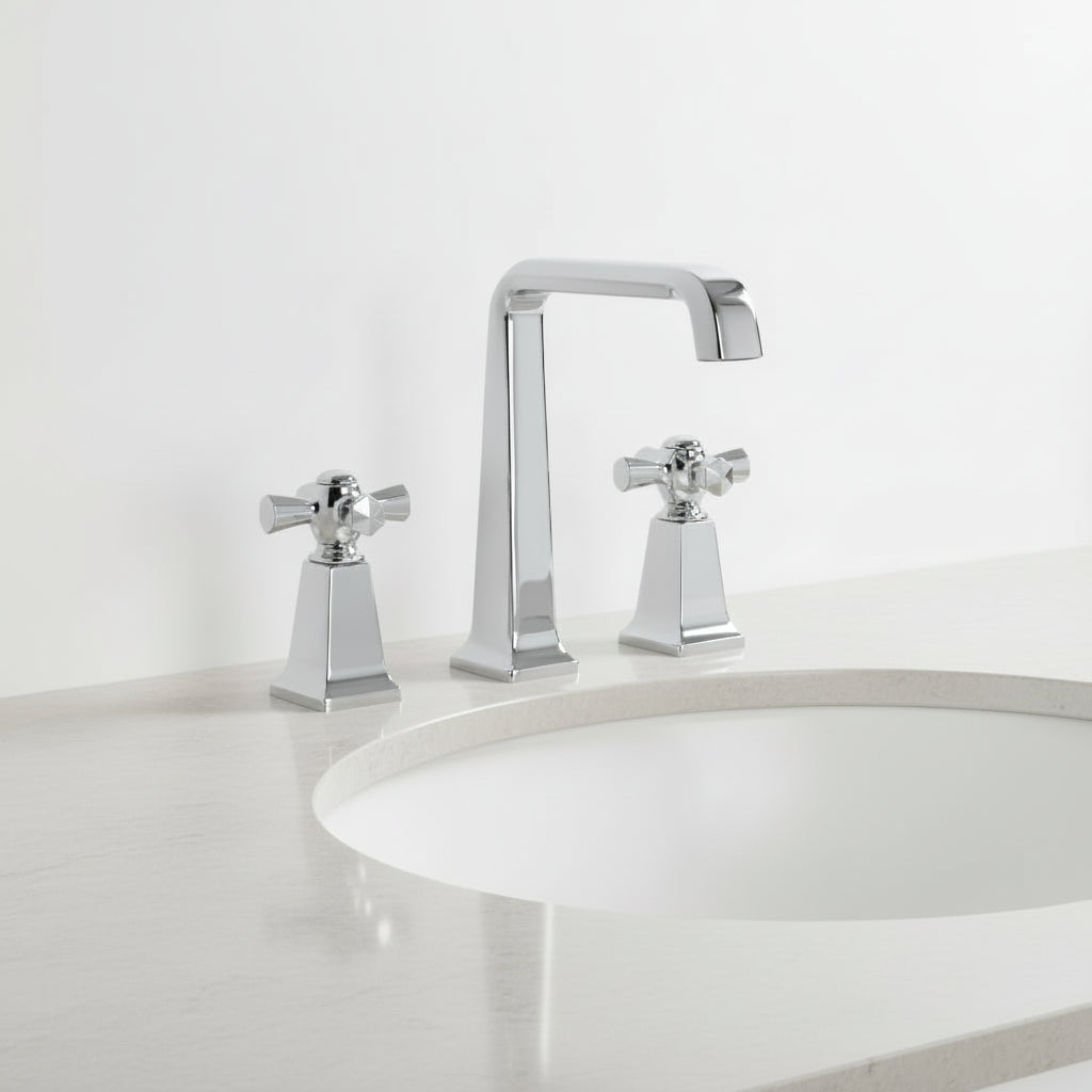 Signorini Diamond rubinetto lavabo 3 fori senza scarico 90183400 - Cromo