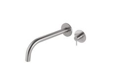 VEMA 17050 - Wall-mounted single-lever mixer tap for washbasin, without waste, with LL 210 mm spout and without connection fittings.