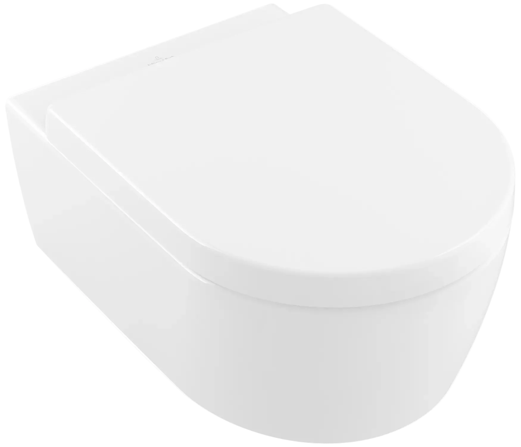 Villeroy Avento wc sospeso senza brida con copriwater soft-close 5656HRRW - stone white