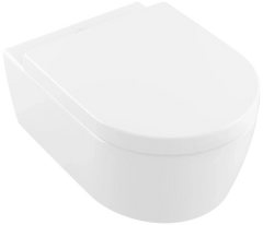 Villeroy Avento wc sospeso senza brida con copriwater soft-close 5656HRRW - stone white
