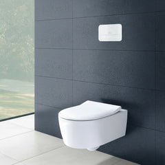 Villeroy Avento wc sospeso senza brida con copriwater soft-close 5656RS01 - bianco alpin