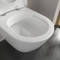 Villeroy Subway 2.0 wc sospeso senza brida con copriwater soft-close 5614HRR1 - white alpin