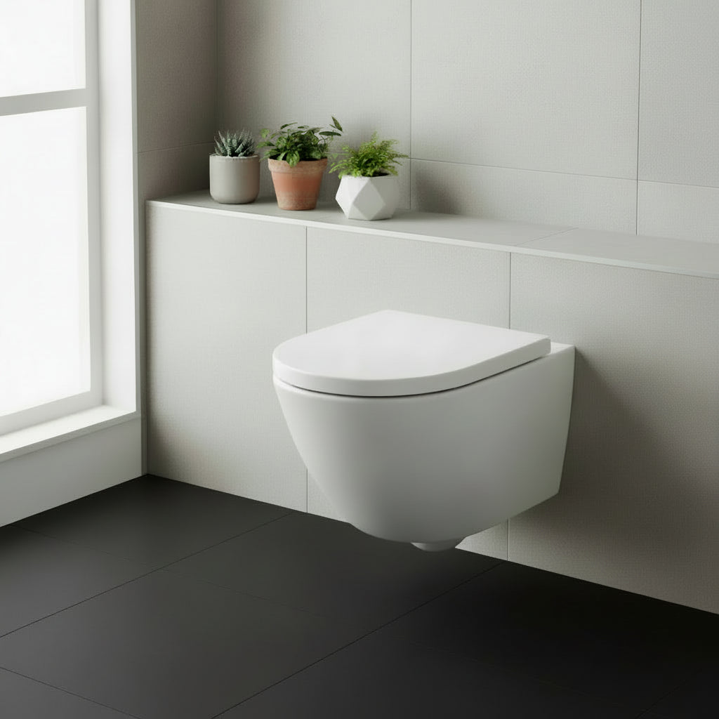 Villeroy Subway 3.0 wc sospeso senza brida con copriwater soft-close 4670TS01 - white alpin