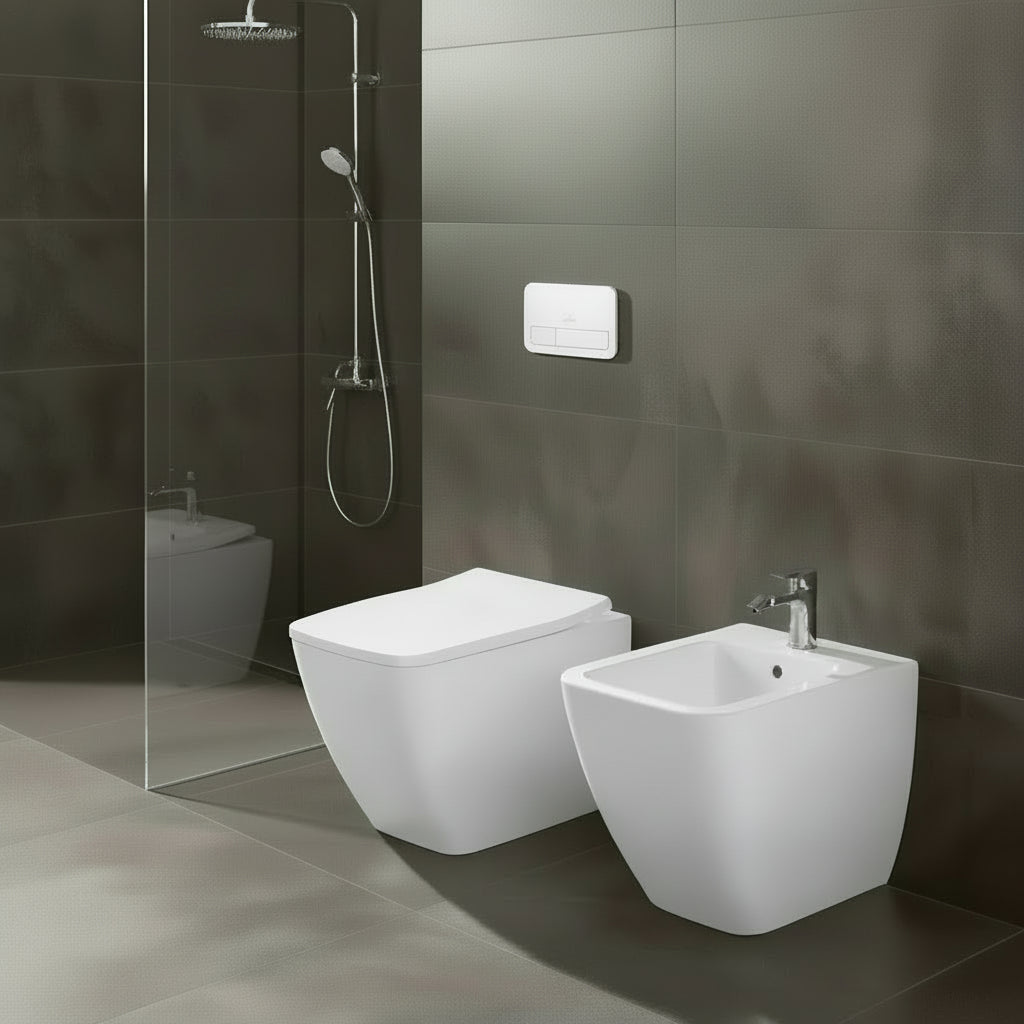 Villeroy Venticello bidet a terra 441200RW - white stone