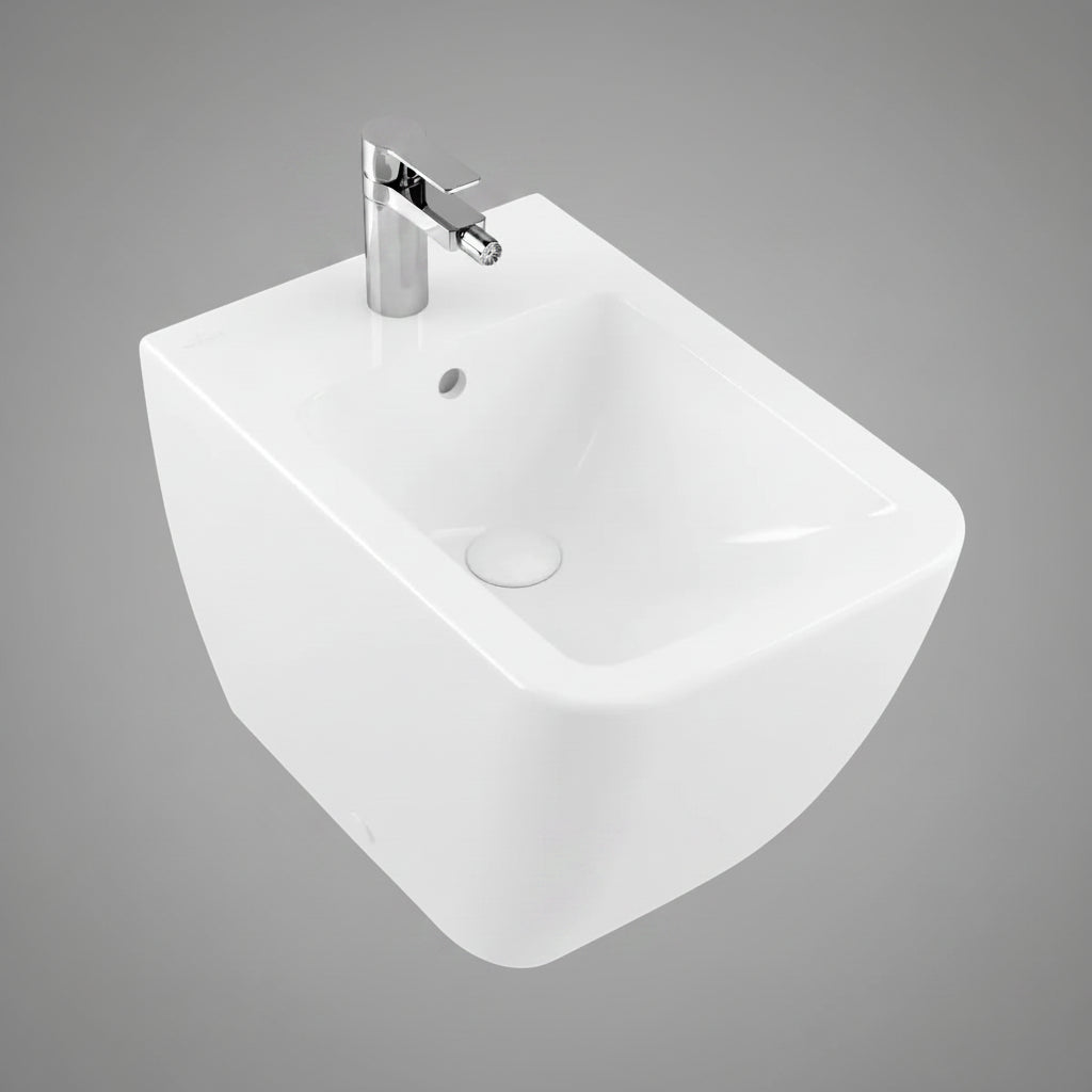 Villeroy Venticello bidet a terra 441200RW - white stone