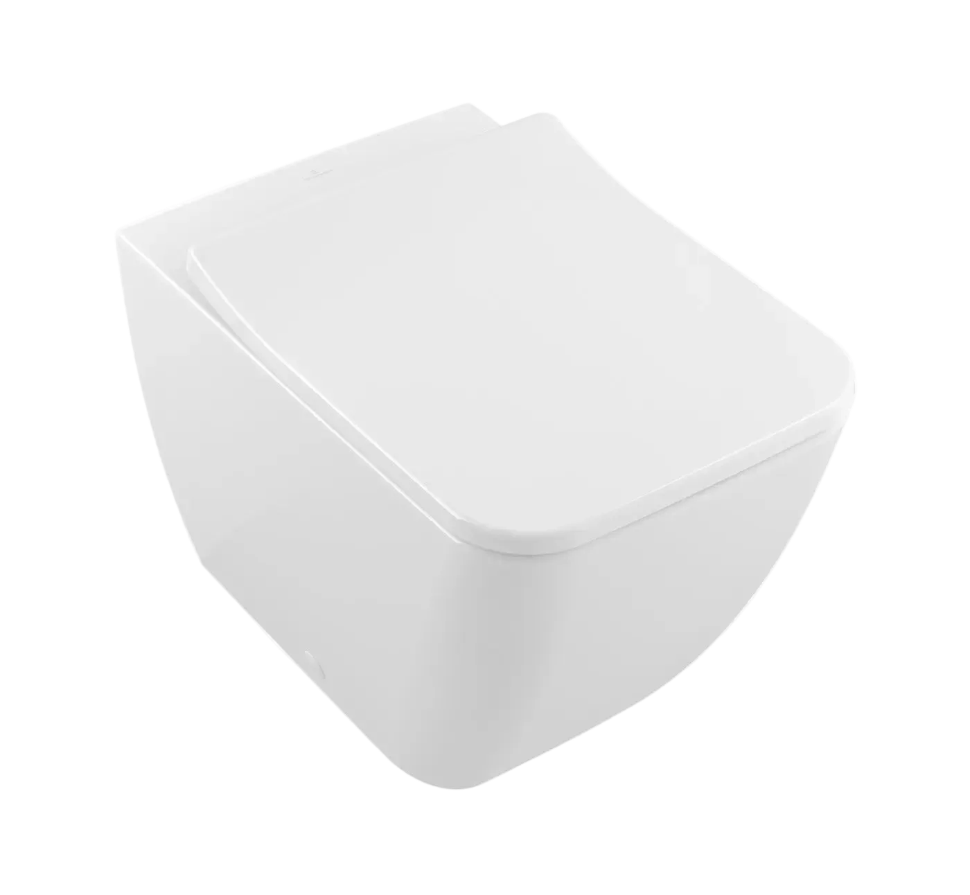 Villeroy Venticello wc a terra senza brida 4613R0RW - White stone