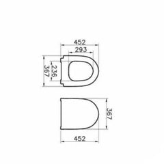 VitrA Sento copriwater slim soft-close a sgancio rapido