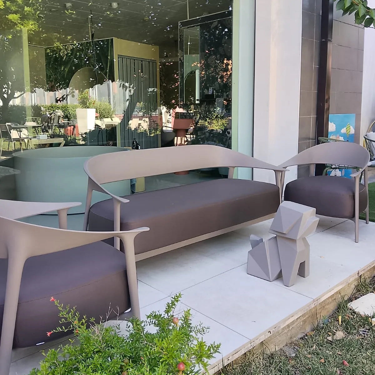 Vondom Africa salotto da esterno tortora brown