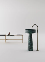 Agape Bjhon 1 lavabo su colonna scarico a pavimento ACER1081F