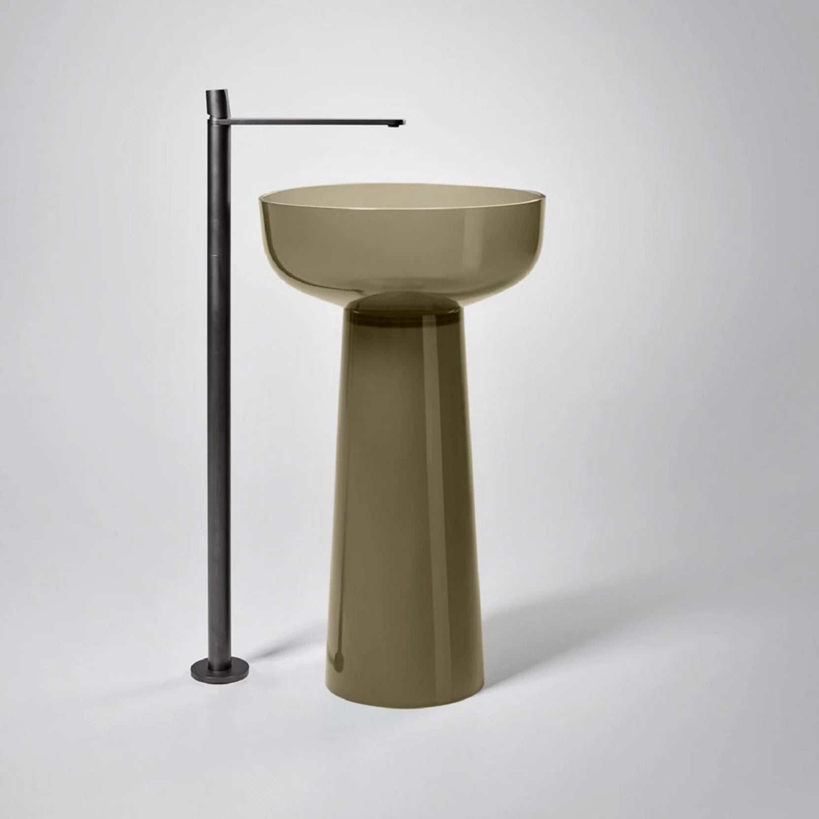 Antonio Lupi Albume lavabo su colonna tondo