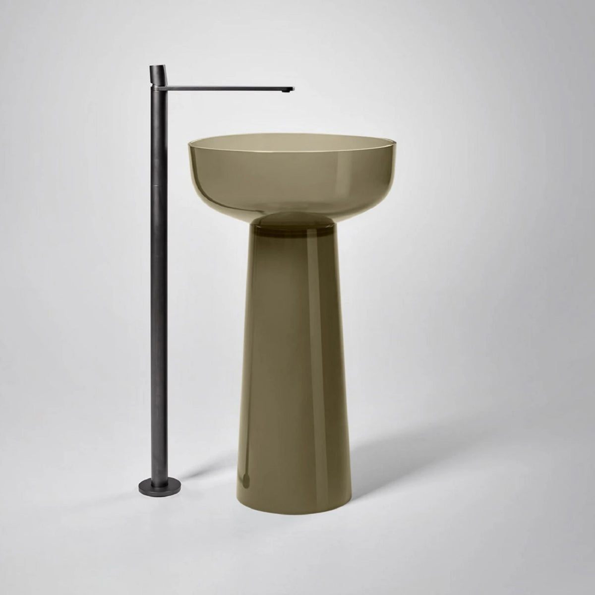 Antonio Lupi Albume lavabo su colonna tondo
