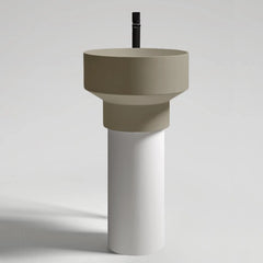 Antonio Lupi Borghi round sink on column