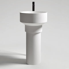 Antonio Lupi Borghi round sink on column