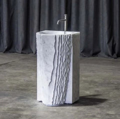 Antonio Lupi Controverso lavabo freestanding in pietra CONTROVERSO