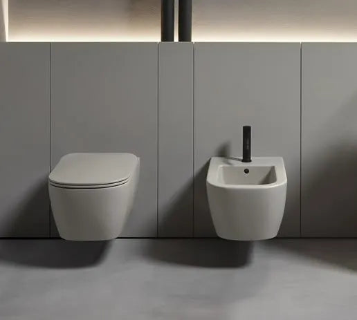 Antonio Lupi Komodo bidet sospeso monoforo con scarico a parete