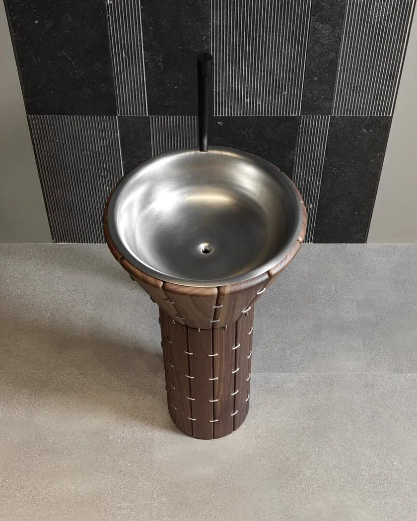 Antonio Lupi Teti lavabo su colonna TETI