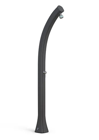 Arkema Design Happy Five doccia solare con lavapiedi antracite F520-7016