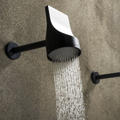 Bossini Apice soffione doccia a parete Nero Opaco HH1000.073