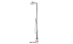 Bossini Nek colonna doccia da esterno con soffione 30cm e doccetta L00379