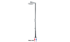 Bossini Nek colonna doccia da esterno con soffione 30cm e lavapiedi L00381