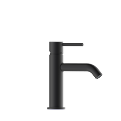 Bossini Teo rubinetto lavabo con piletta click clack Nero Opaco Z00701.073