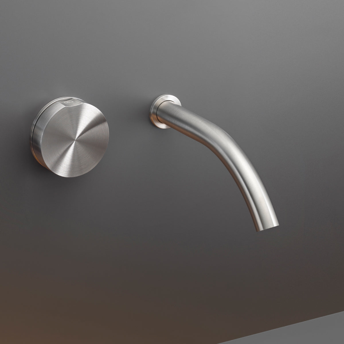 Cea Design Giotto rubinetto lavabo progressivo a parete bocca 170mm GIO19 + PTR03