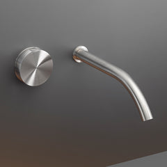 Cea Design Giotto rubinetto lavabo progressivo a parete bocca 220mm GIO44 + PTR03