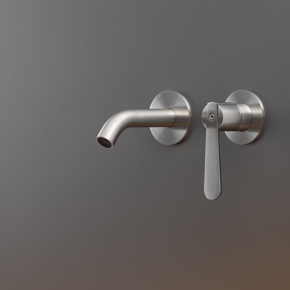 Cea Design Lutezia Plus rubinetto lavabo a parete con bocca 125mm LTZ21 + PWF01