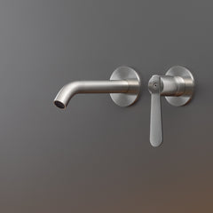 Cea Design Lutezia Plus rubinetto lavabo a parete con bocca 155mm LTZ23 + PWF01