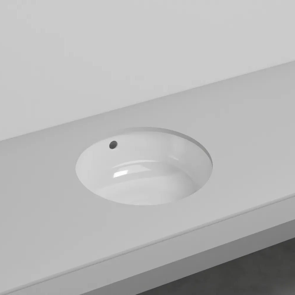 Cielo Enjoy lavabo sottopiano tondo EJLASPTB bianco lucido