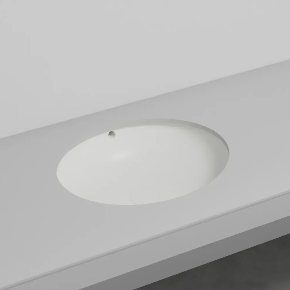 Cielo Enjoy lavabo sottopiano ovale EJLASPOTL talco