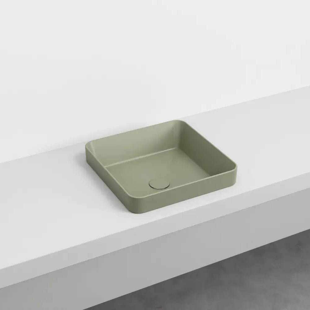 Cielo Enjoy lavabo semincasso quadrato EJLASIQAG agave