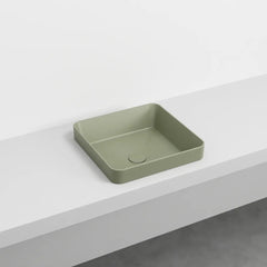 Cielo Enjoy lavabo semincasso quadrato EJLASIQAG agave