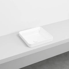 Cielo Enjoy lavabo semincasso quadrato EJLASIQB bianco lucido