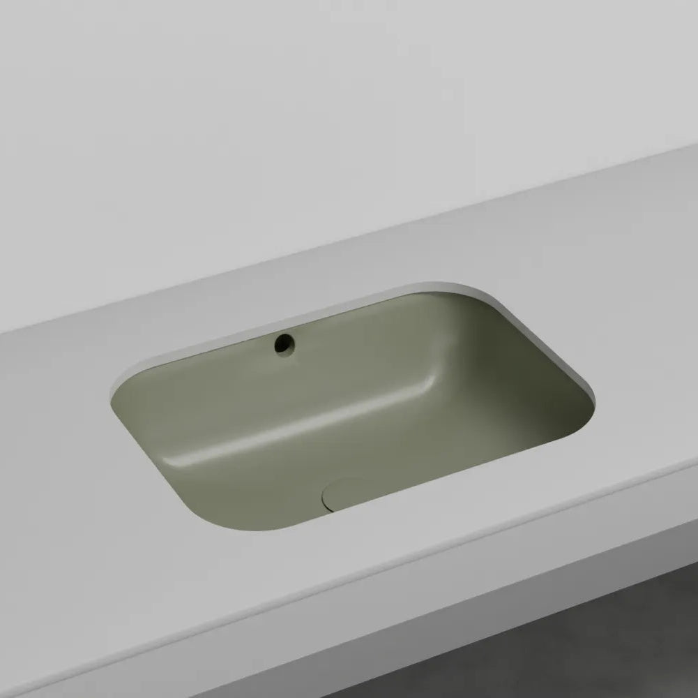Cielo Enjoy lavabo sottopiano rettangolare EJLASPRAG agave