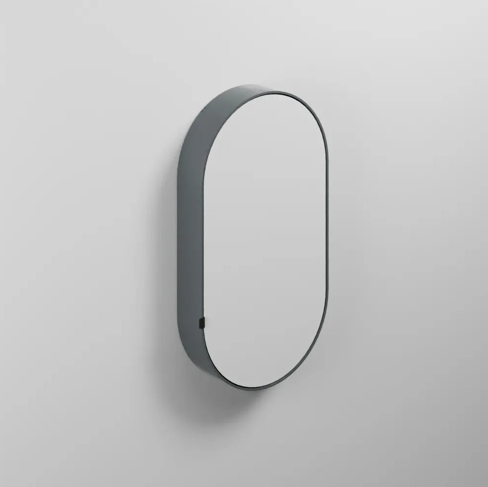 Cielo Oval Box specchio contenitore CASPCOFU fumo