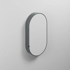 Cielo Oval Box specchio contenitore CASPCOFU fumo