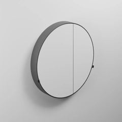 Cielo Round Box specchio contenitore CASPCT-cm cemento
