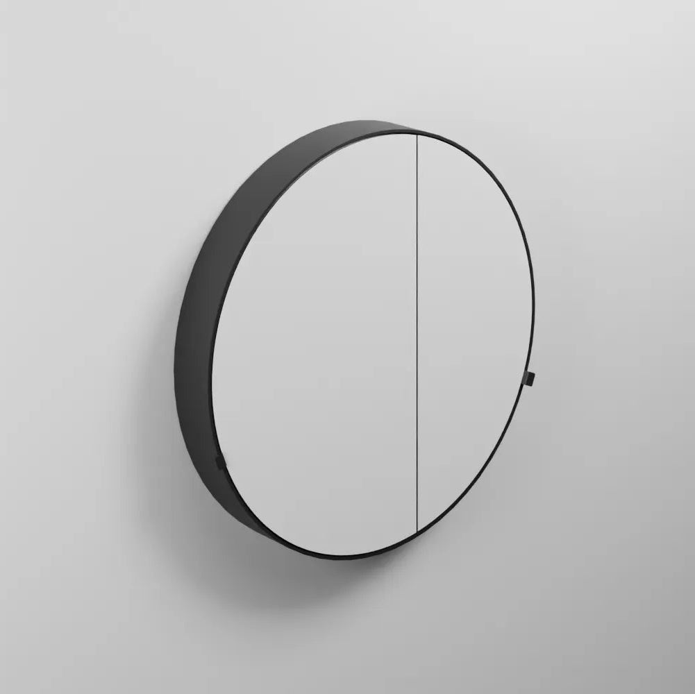 Cielo Round Box specchio contenitore CASPCT-nm nero matt
