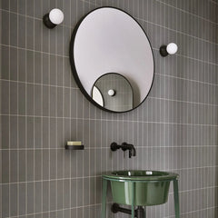 Cielo Round Mirror specchio bagno CASPT-nm 75cm ambientata